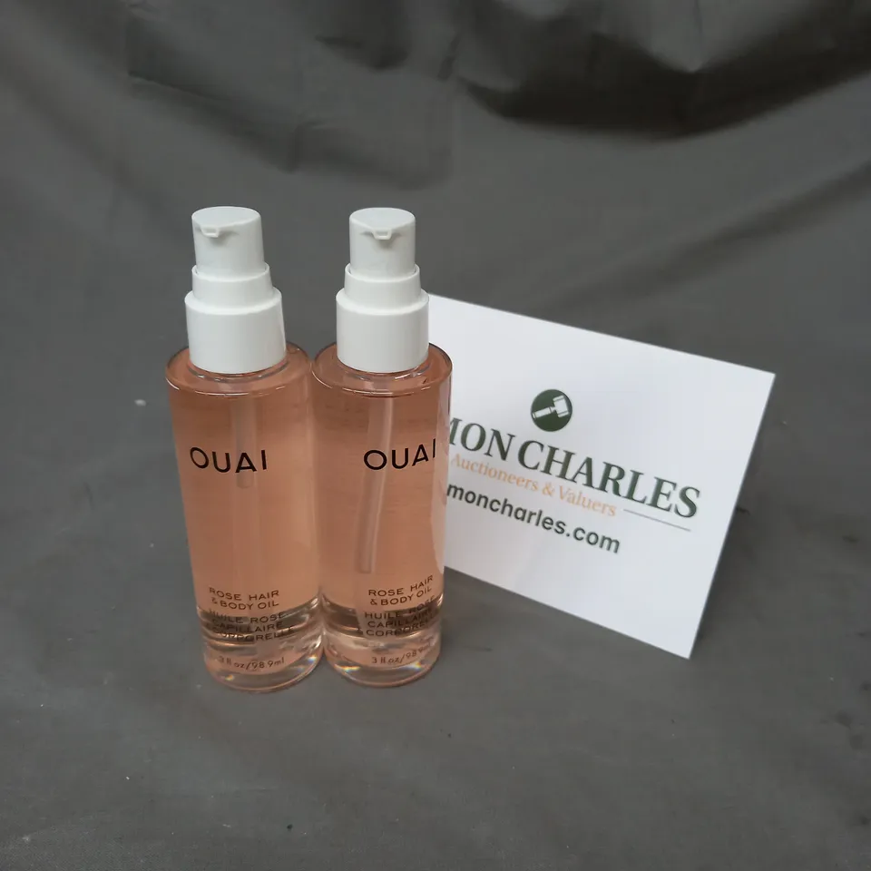 OUAI X2 ROSE HAIR & BODY OIL 98.9ML - COLLECTION ONLY