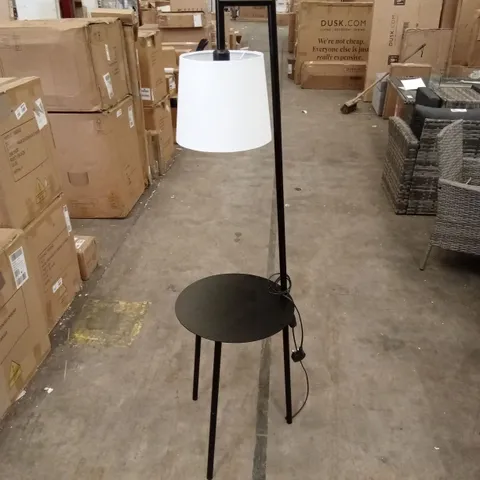 DESIGNER FREESTANDING LAMP SIDE TABLE