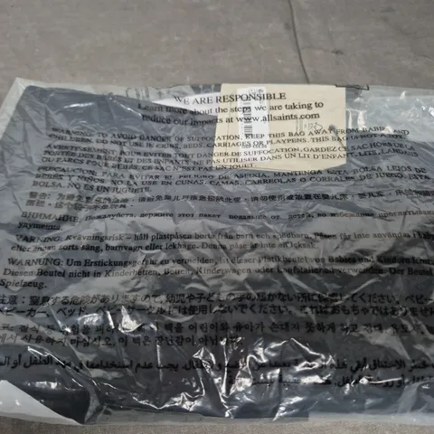 ALLSAINTS ZANDA TEE – BLACK, UK 6 (XS)