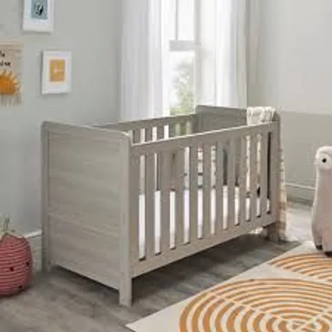 BOXED BABYMORE CARO COT BED - GREY WASH (2 BOXES)