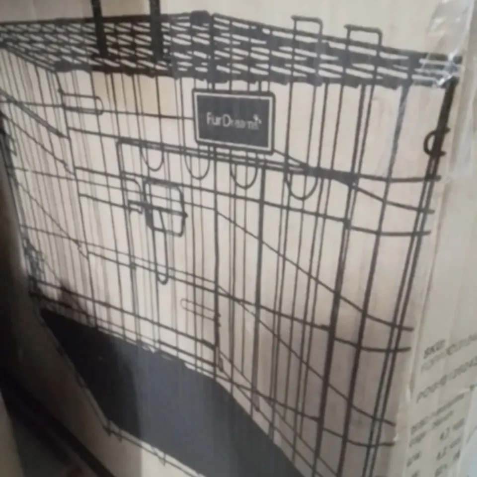BOXED FURDREAMS 24INCH FOLDABLE DOG CAGE