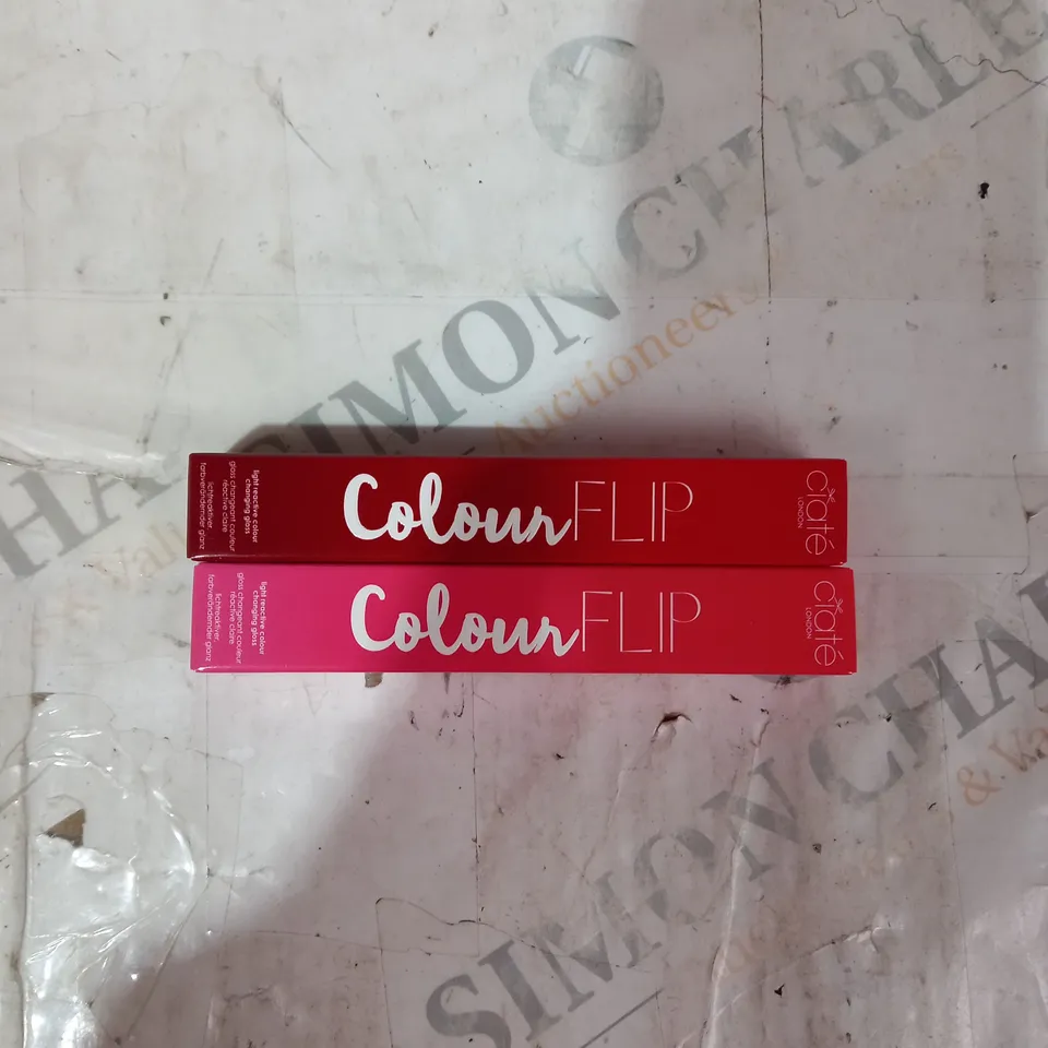 BOX OF 2 CIATE LONDON COLOUR FLIP GLOSS