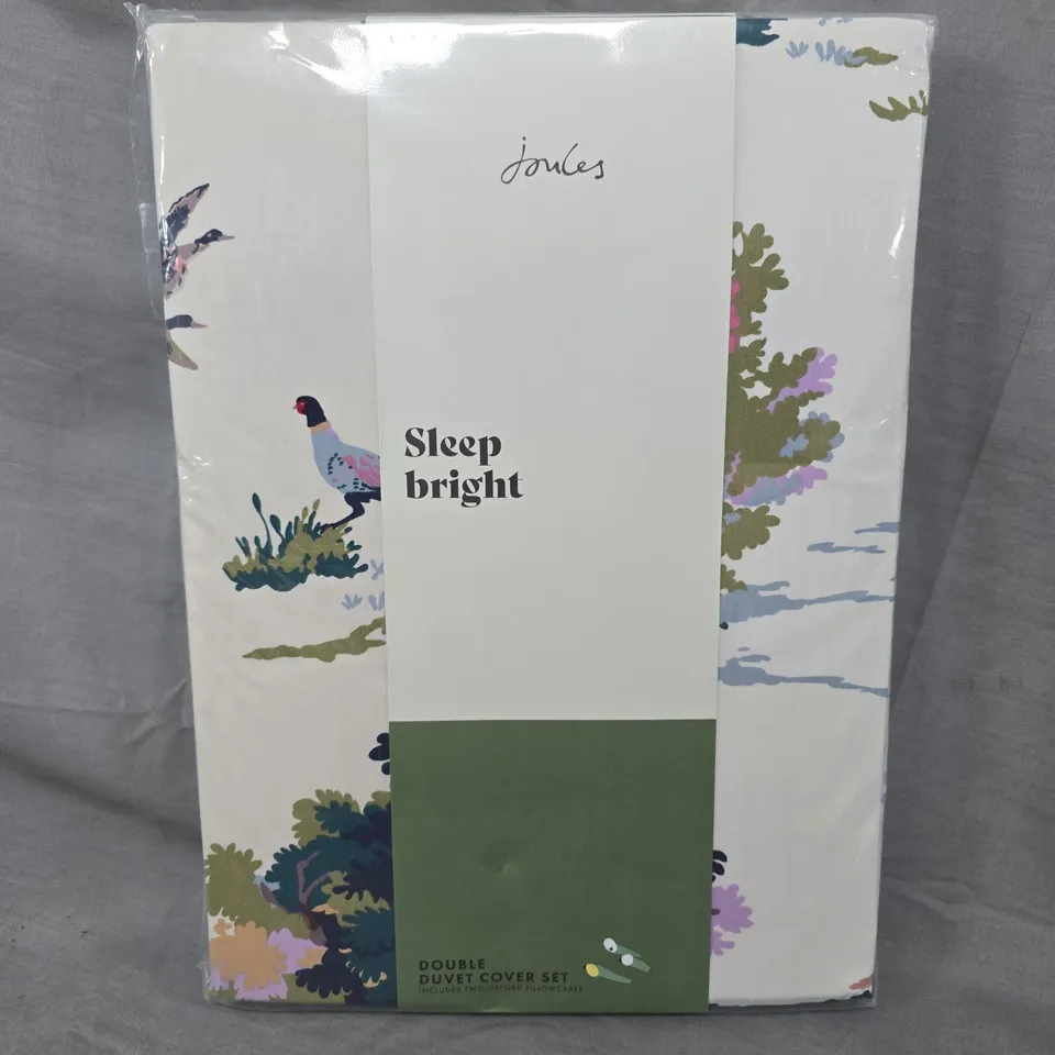 JOULES DOUBLE DUVET COVER SET – FLORAL PATTERN