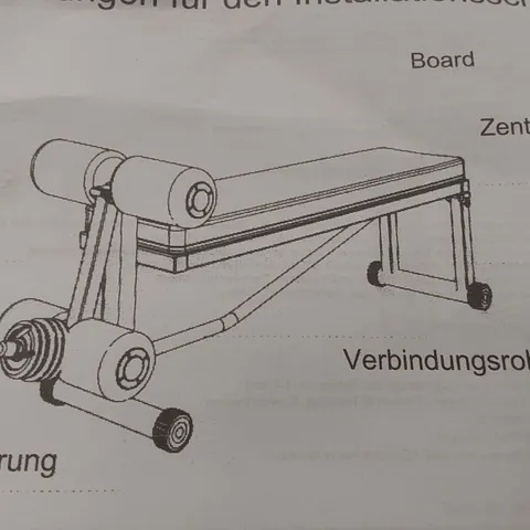 BOXED EXERCISE BENCH (1 BOX)