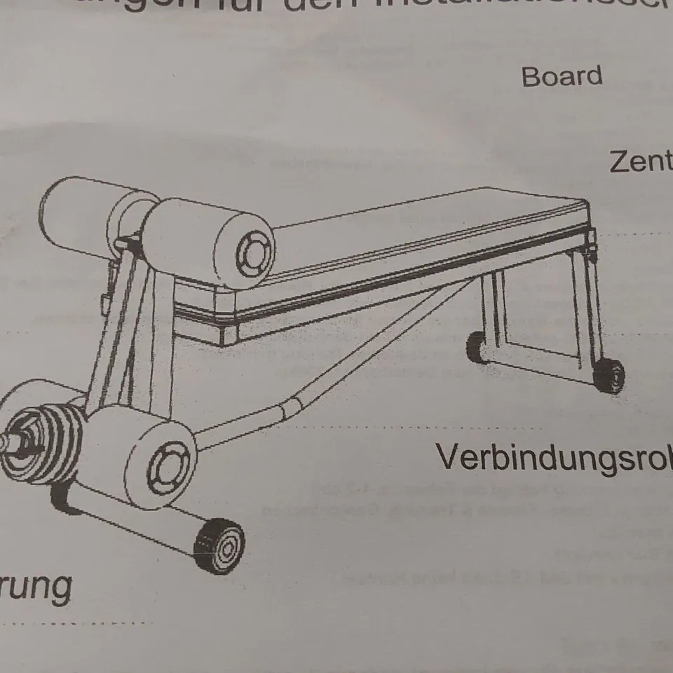 BOXED EXERCISE BENCH (1 BOX)
