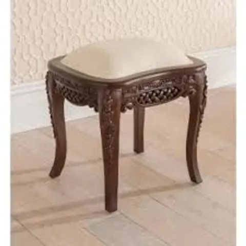 BRAND NEW BOXED HOMESDIRECT365 RAPHAEL ANTIQUE FRENCH STYLE STOOL