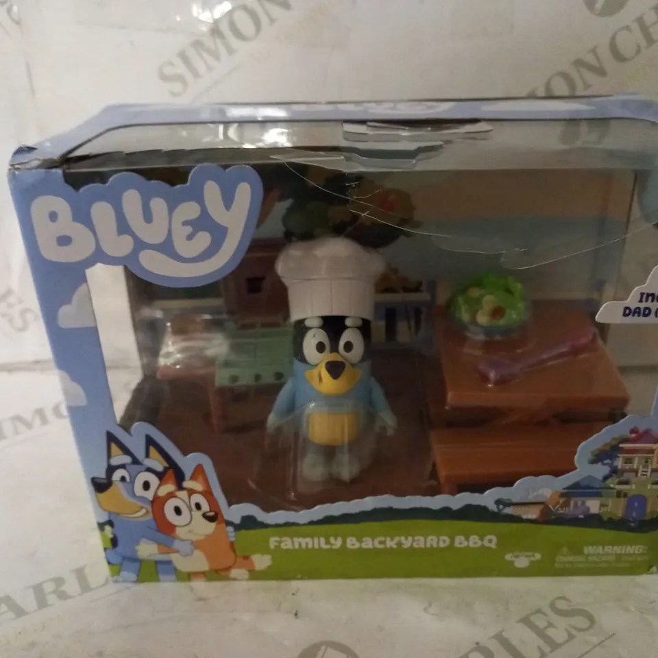 BLUEY DAD'S BACKYARD BBQ PLAYSET RRP £12.99