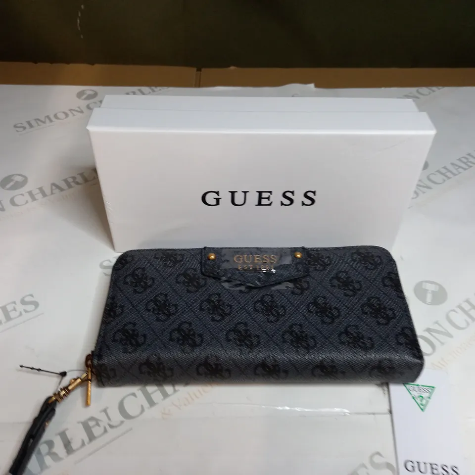 BOXED GUESS LEATHER PURSE 