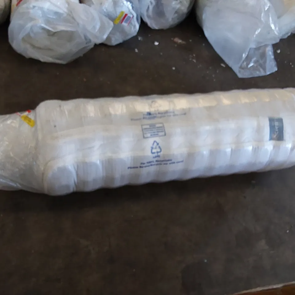 BAGGED ROLLED ASIA SERENITY EGYPTIAN-QUALITY COTTON 4FT SINGLE MATTRESS 