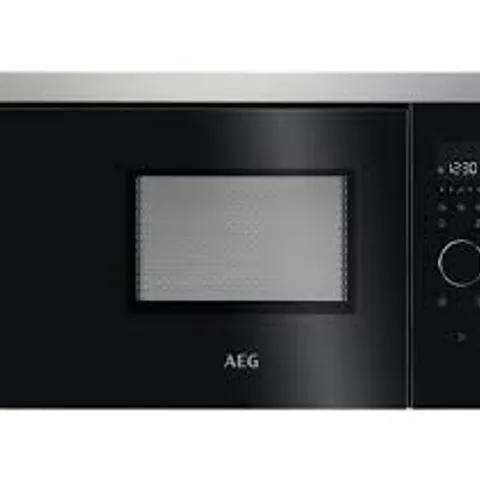 AEG BUILT-IN 17L MICROWAVE MBB1756SEM BLACK/STAINLESS STEEL