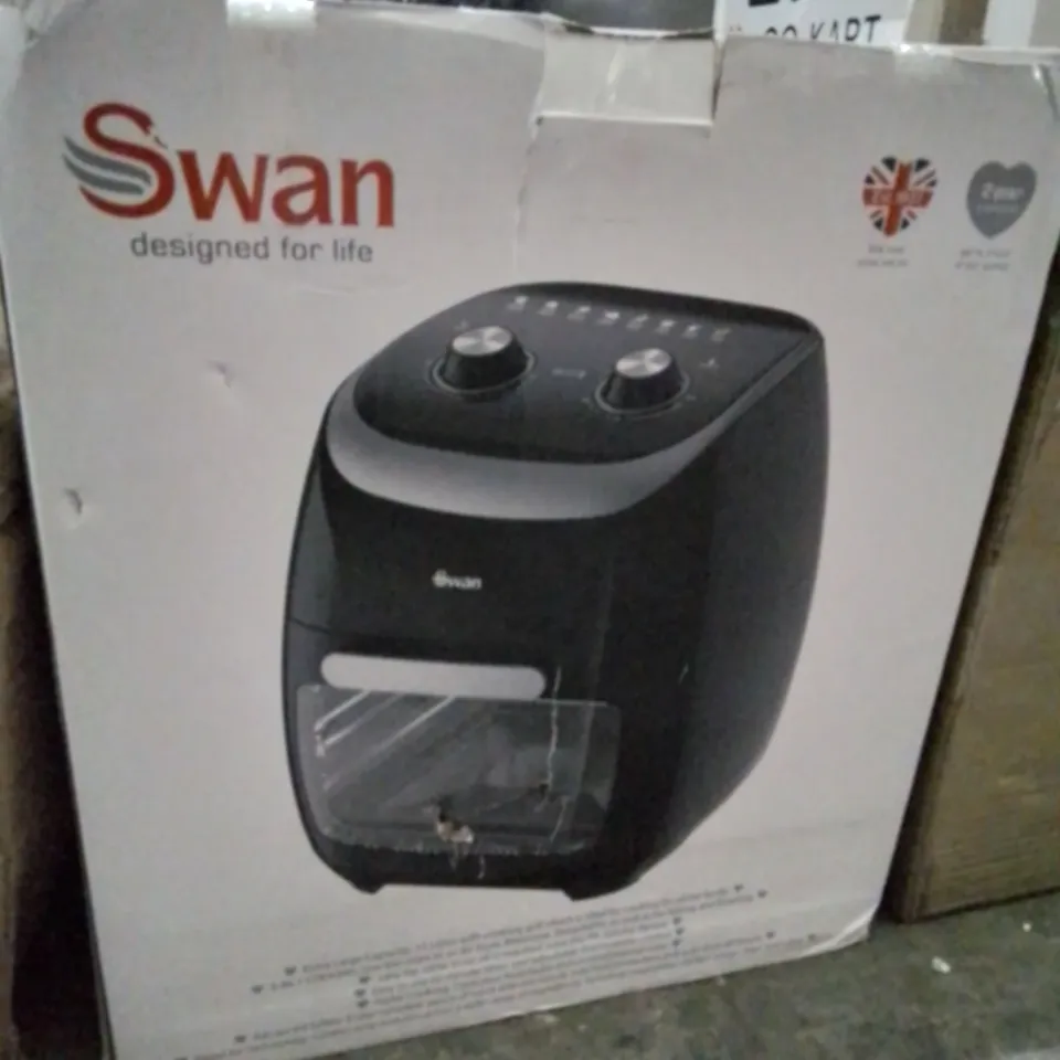 BOXED SWAN 11L MANUAL AIR FRYER OVEN RRP £79