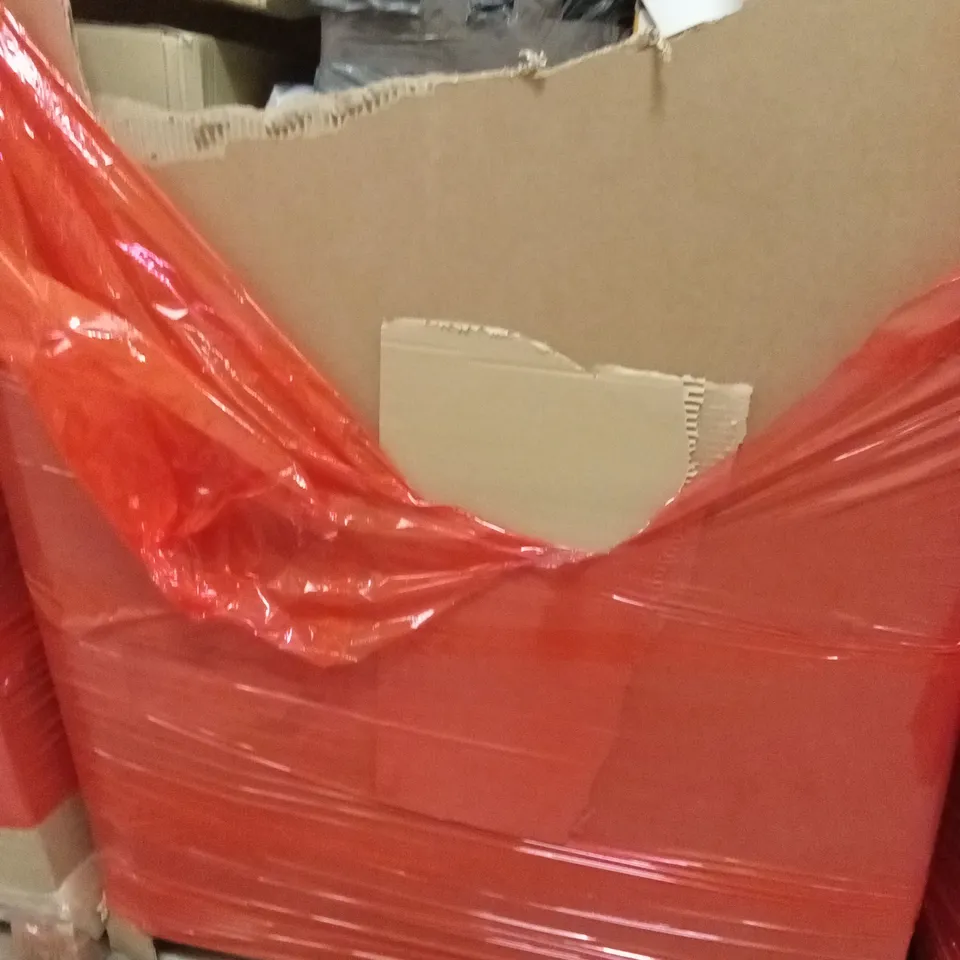 PALLET OF ASSORTED HOUSEHOLD GOODS AND PRODUCTS TO INCLUDE; ELECTRIC TOOLBOX, POPUP TENT, THERMOSTAT SLIMLINE HEATER