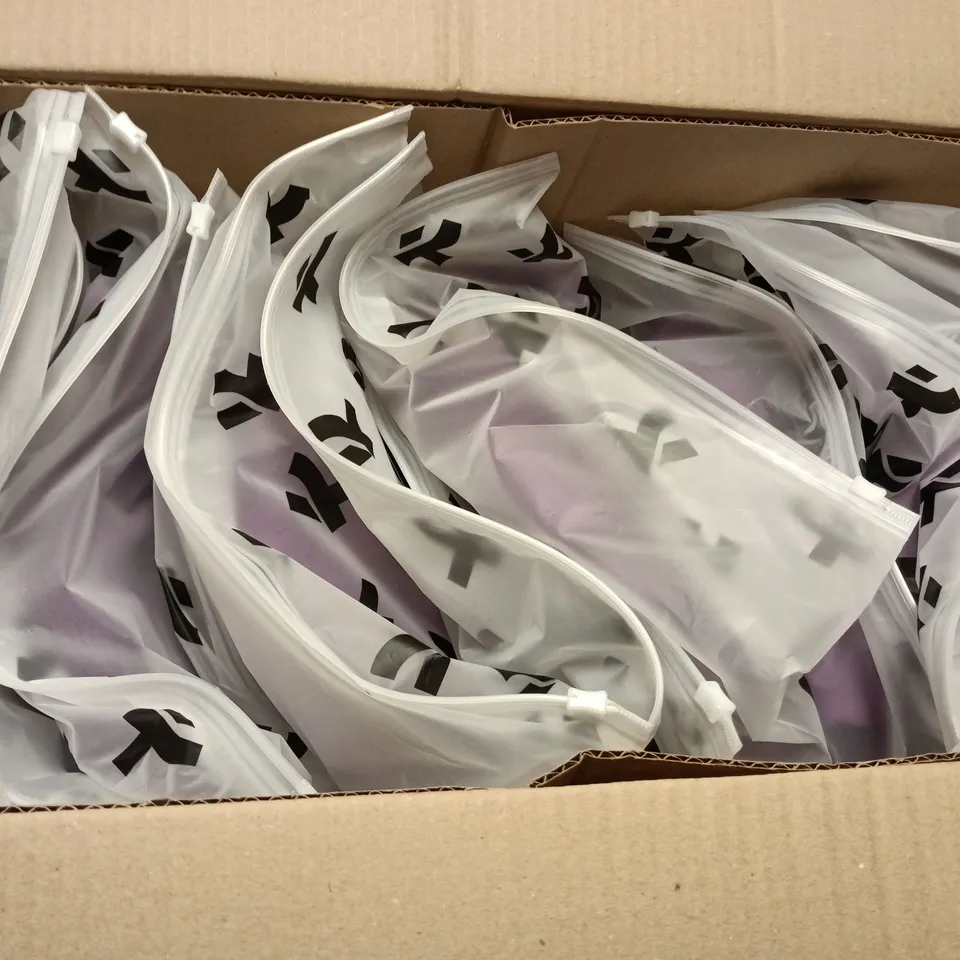 APPROXIMATELY 12 BAGGED KOI ORCHID BURST OVERSIZED HOODIES - XS