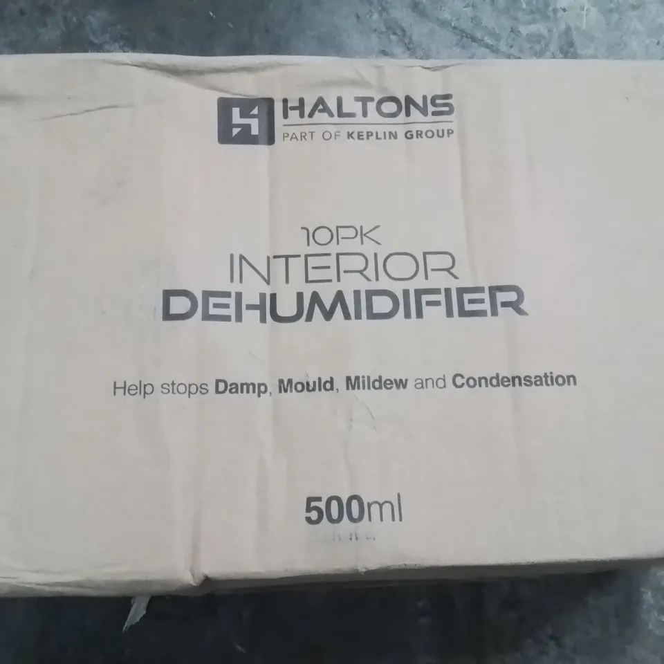 BOXED HALTONS INTERIOR DEHUMIDIFIER