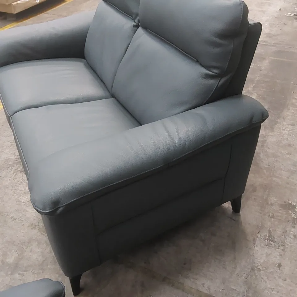 QUALITY DESIGNER ITALIAN MADE OLIVER SOFA SET // TO INCLUDE; THE OLIVER MAXI 2 SEATER LEATHER SOFA & OLIVER SMALL 2 SEATER SOFA 