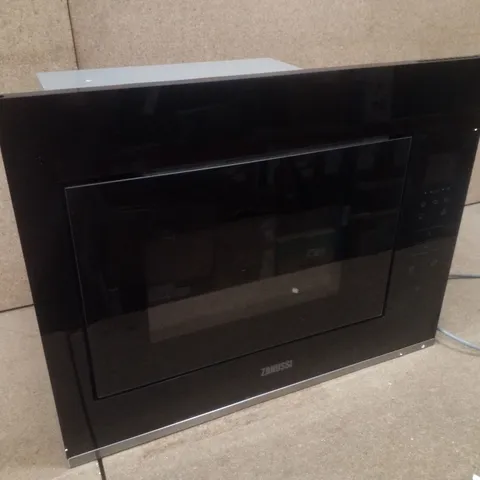 ZANUSSI ZMBN4SX BUILT-IN SOLO MICROWAVE - BLACK & STAINLESS STEEL