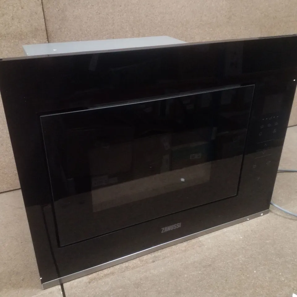 ZANUSSI ZMBN4SX BUILT-IN SOLO MICROWAVE - BLACK & STAINLESS STEEL