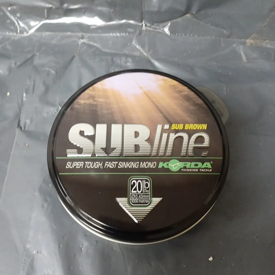 KORDA SUBLINE 20LB BROWN FISHING LINE