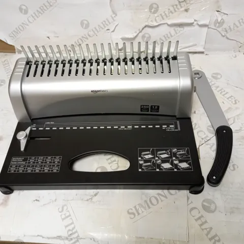 AMAZON BASICS COMB BINDING MACHINE