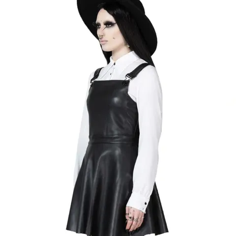 BRAND NEW KILLSTAR - NEVE PINAFORE - BLACK SIZE M