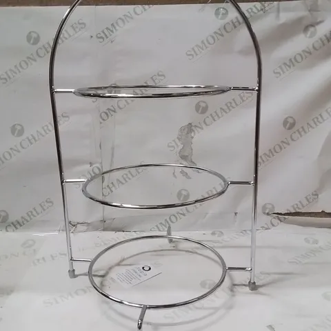 BOXED UTOPIA 3 TIIER CAKE STAND CHROND