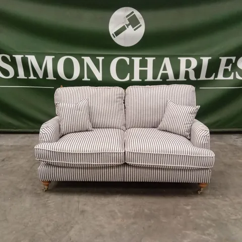 BAY STRIPE 2 SEATER FABRIC SOFA