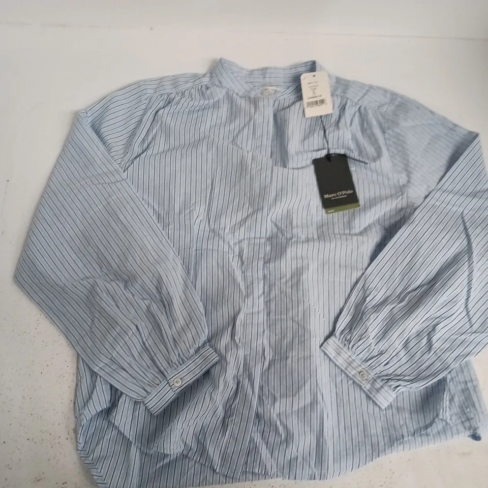 MARC O'POLO LONG STRIPES SHIRT IN BLUE LIGHT - XL
