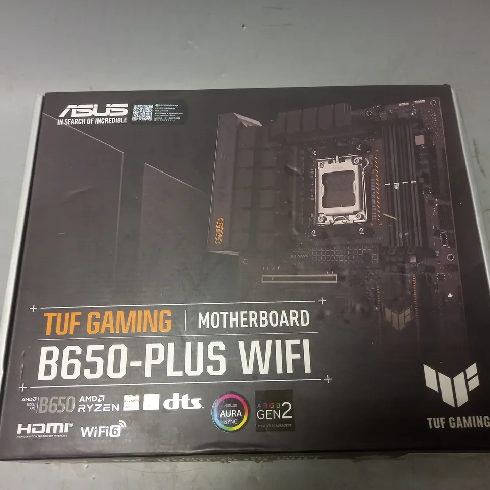 BOXED ASUS TUF GAMING B650-PLUS WIFI MOTHERBOARD