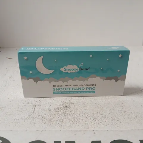 SNOOZEBAND PRO 3D SLEEP MASK WITH INTEGRATED HEADPHONES – BOXED