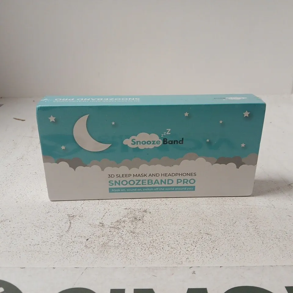 SNOOZEBAND PRO 3D SLEEP MASK WITH INTEGRATED HEADPHONES – BOXED