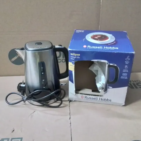 BOXED RUSSELL HOBBS ECLIPSE 25111 JUG KETTLE - MIDNIGHT BLUE