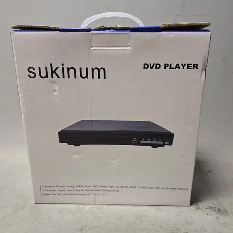 BOXED SUKINUM DVD PLAYER