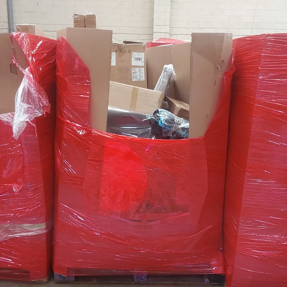 PALLET CONTAINING A LARGE QUANTITY OF ASSORTED ITEMS INCLUDING: ALUMINIUM 5.1M LADDER, UNICORN TENT, HELINOX OUTDOOR ADVENTURE EQUIPMENT, JIGSAW BOARD ECT
