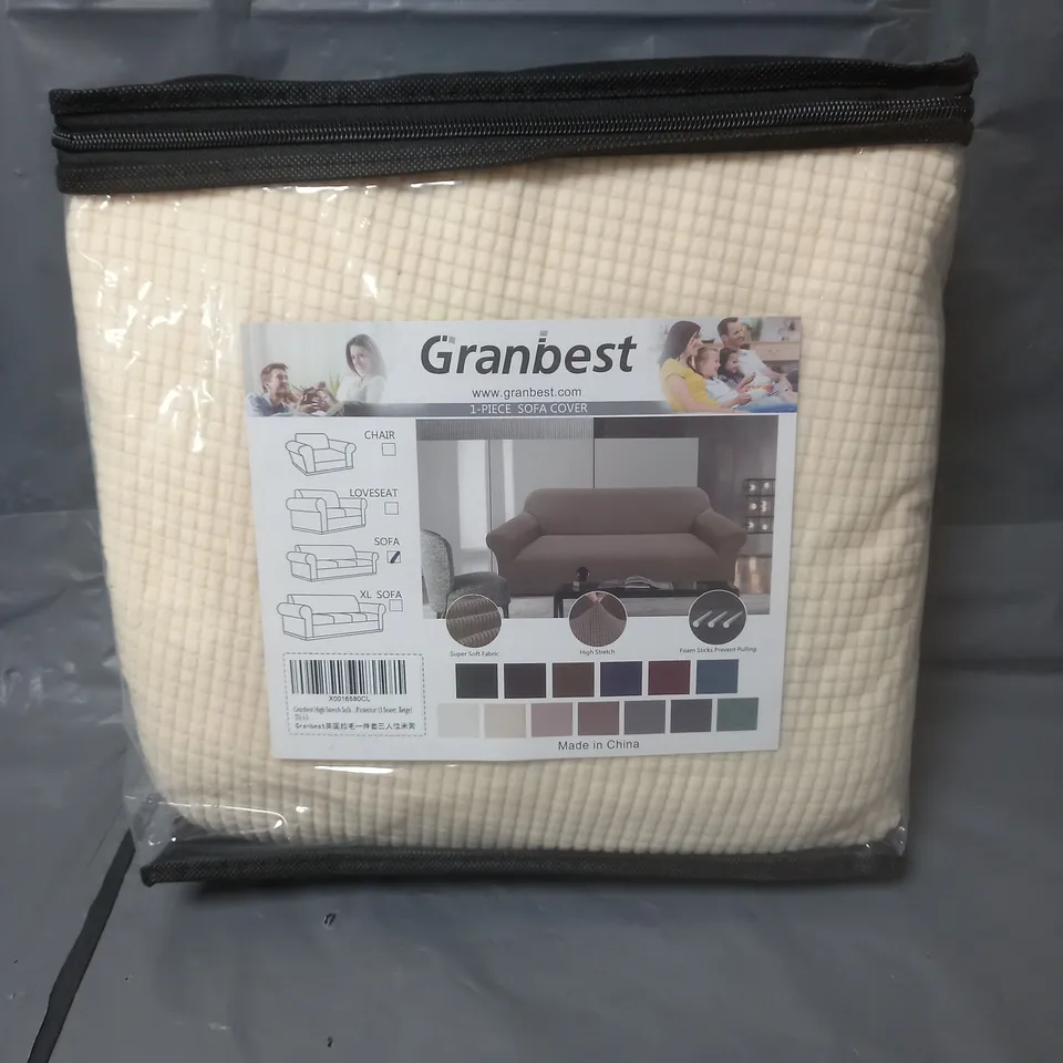 GRANBEST 1-PIECE SOFA COVER - BEIGE 