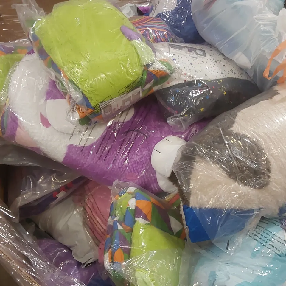 PALLET CONTAINING A LARGE QUANTITY OF ASSORTED HAPPY NAPPERS SLEEPING BAGS ECT