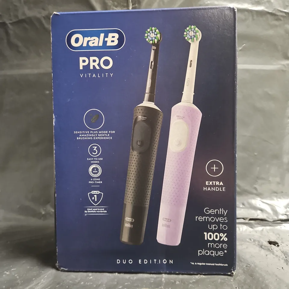 BOXED ORAL-B PRO VITALITY DUO EDITION