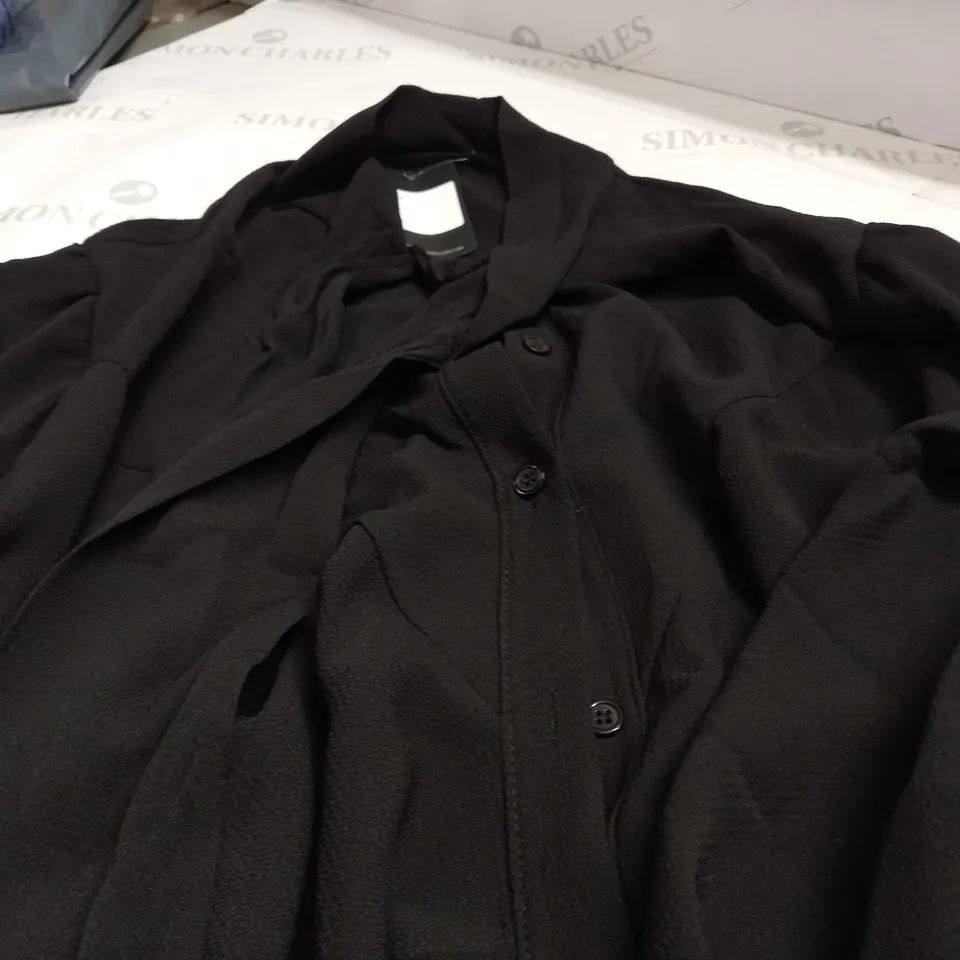 KURT MULLER WOMAN SHIRT DRESS N BLACK - SIZE UNSPECIFIED