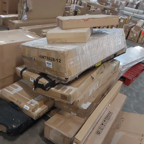 PALLET OF ASSORTED FURNITURE PARTS 