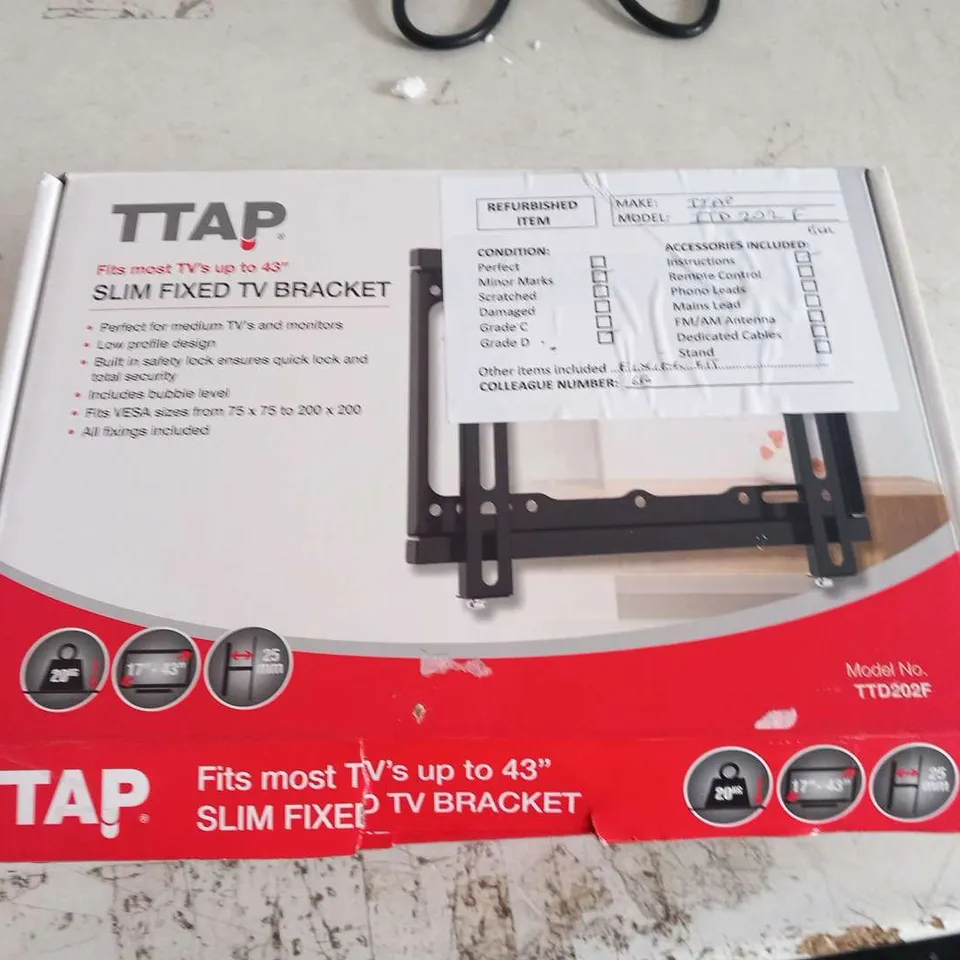 TTAP TTD202F ESW TV WALL BRACKET
