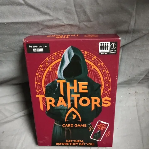 THE TRAITORS CARD GAME – BOXED, 4 PLAYERS, 30–45 MINS (WITH DIGITAL PLAY)