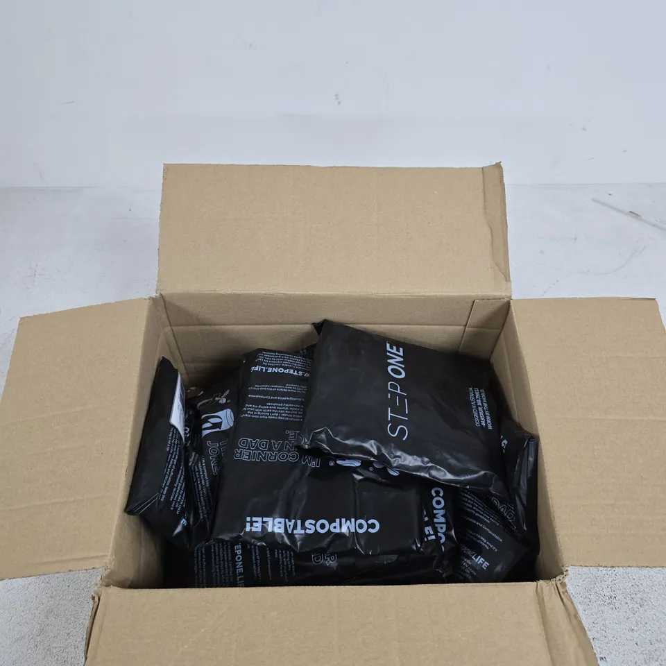BOX OF APPROXIMATELY 10 STEP ONE BOXER BRIEFS ALL IN SIZE MEDIUM IN VARIOUS COLOURS, DESIGNED IN AUSTRALIA