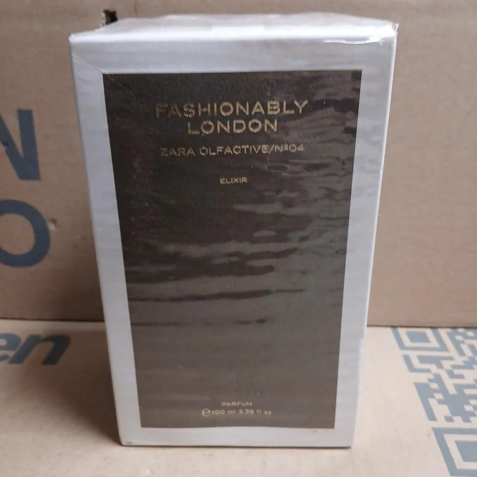 BOXED AND SEALED FASHIONABLY LONDON ZARA OLFACTIVE NO 04 ELIXIR PARFUM 100ML