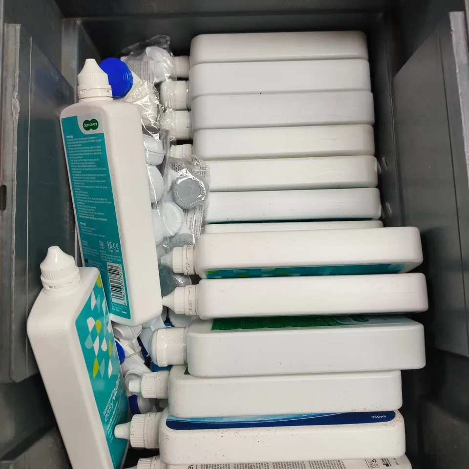 APPROXIMATELY 15 ASSORTED CONTACT LENS SOLUTION PRODUCTS - COLLECTION ONLY 