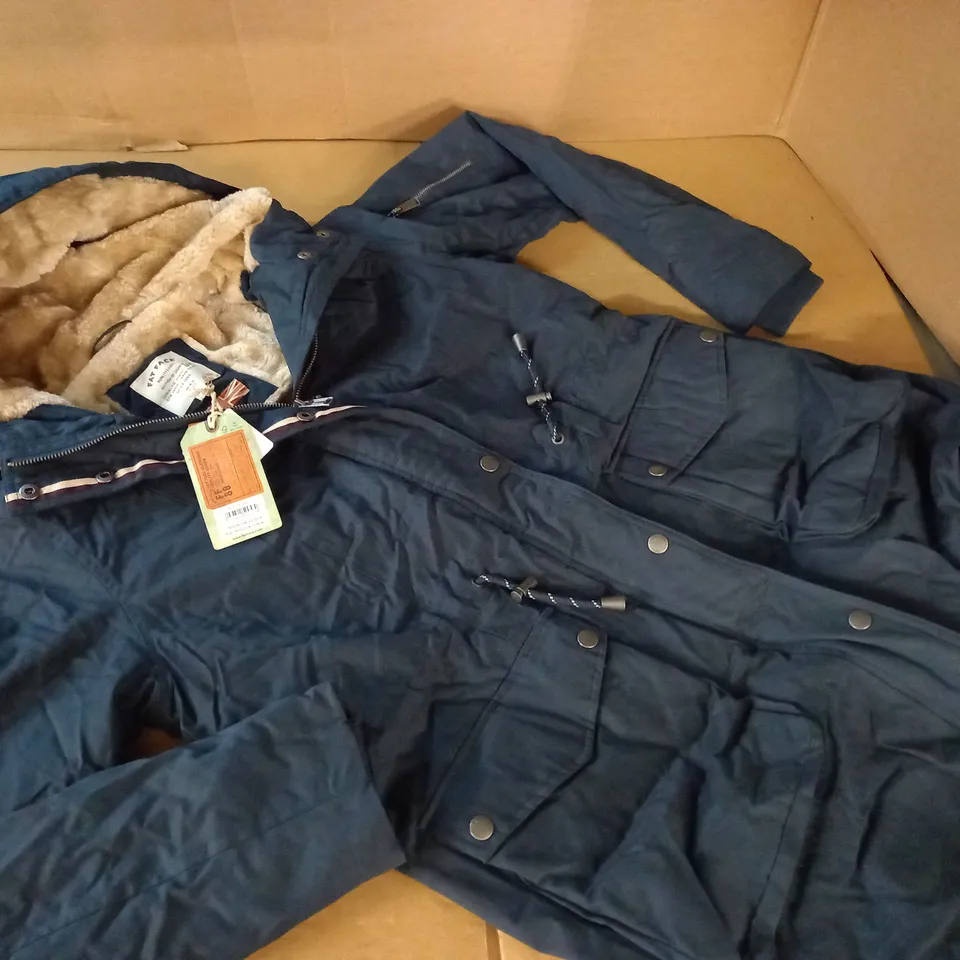 FATFACE MAYA COAT IN NAVY - UK 12