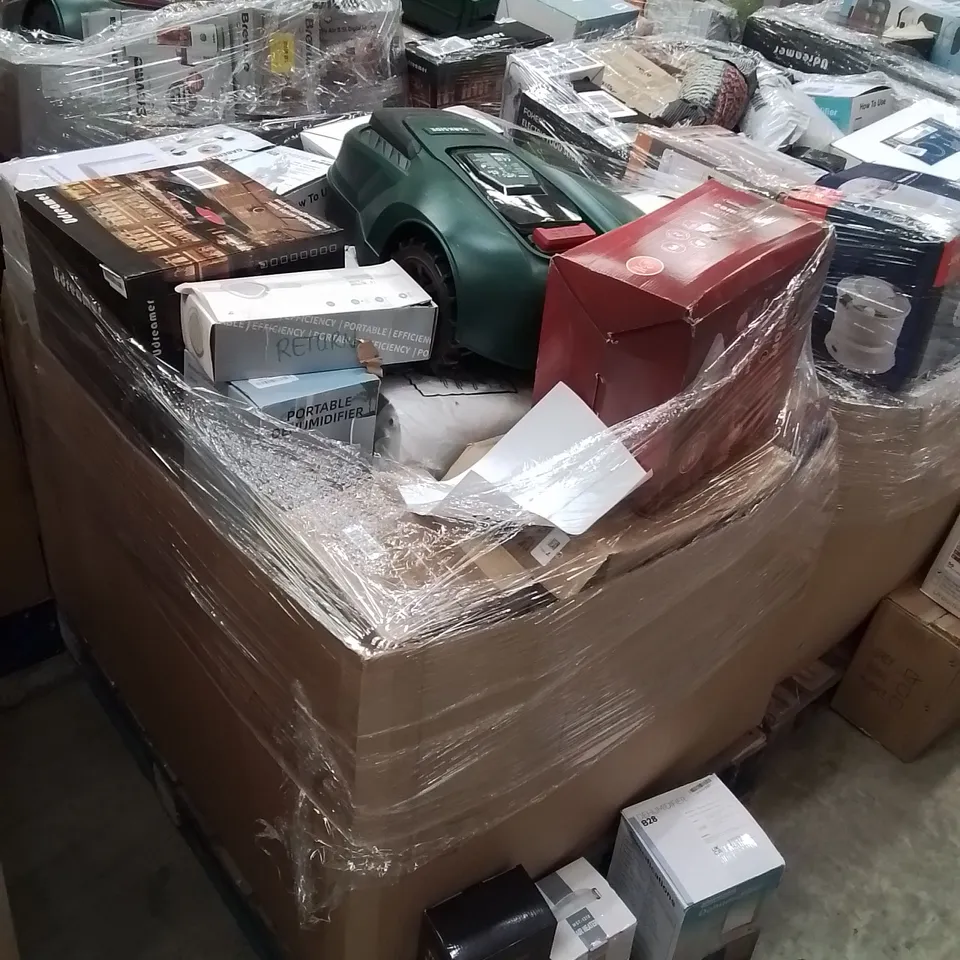 PALLET CONTAINING A LARGE QUANTITY OF ELECTRICAL PRODUCTS TO INCLUDE;BUG ZAPPER,AIR HEATER,DEHUMIDIFIER 