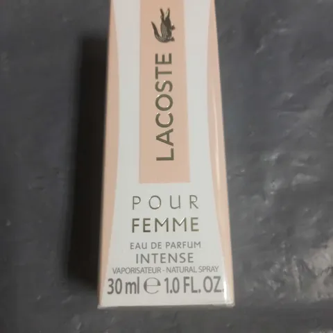BOXED AND SEALED LACOSTE POUR FEMME EAU DE PARFUM 30ML