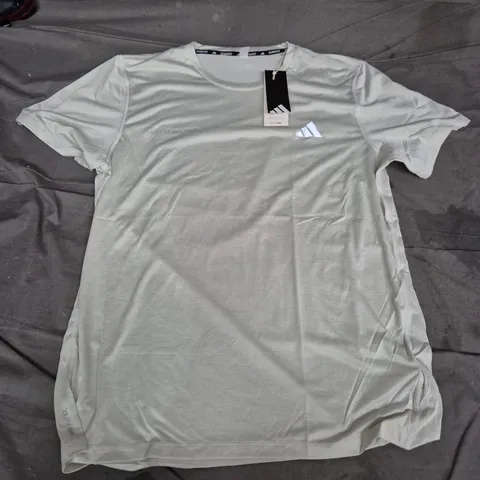 ADIDAS RUNNING T-SHIRT – LIGHT GREY, UK SIZE L