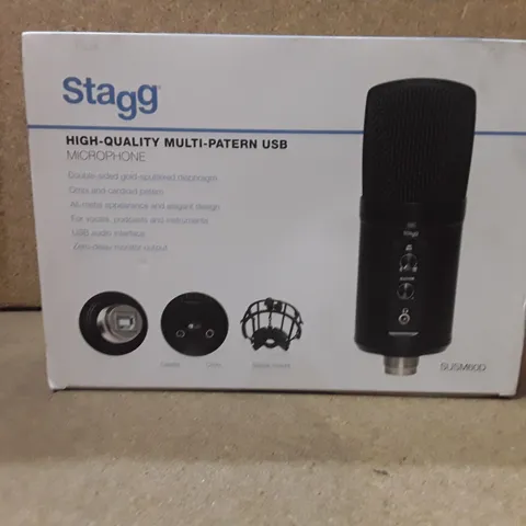 BOXED STAGG HIGH QUALITY MULTI PATERN USB MICROPHONE