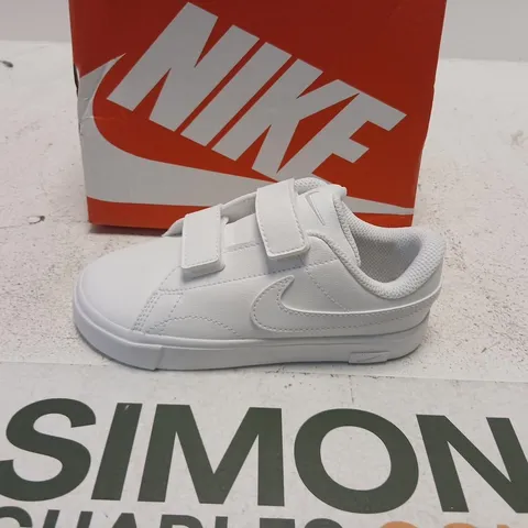 NIKE TENNIS ESS IN64 WHITE KID'S TRAINERS (UK 9.5 / EU 27) – BOXED