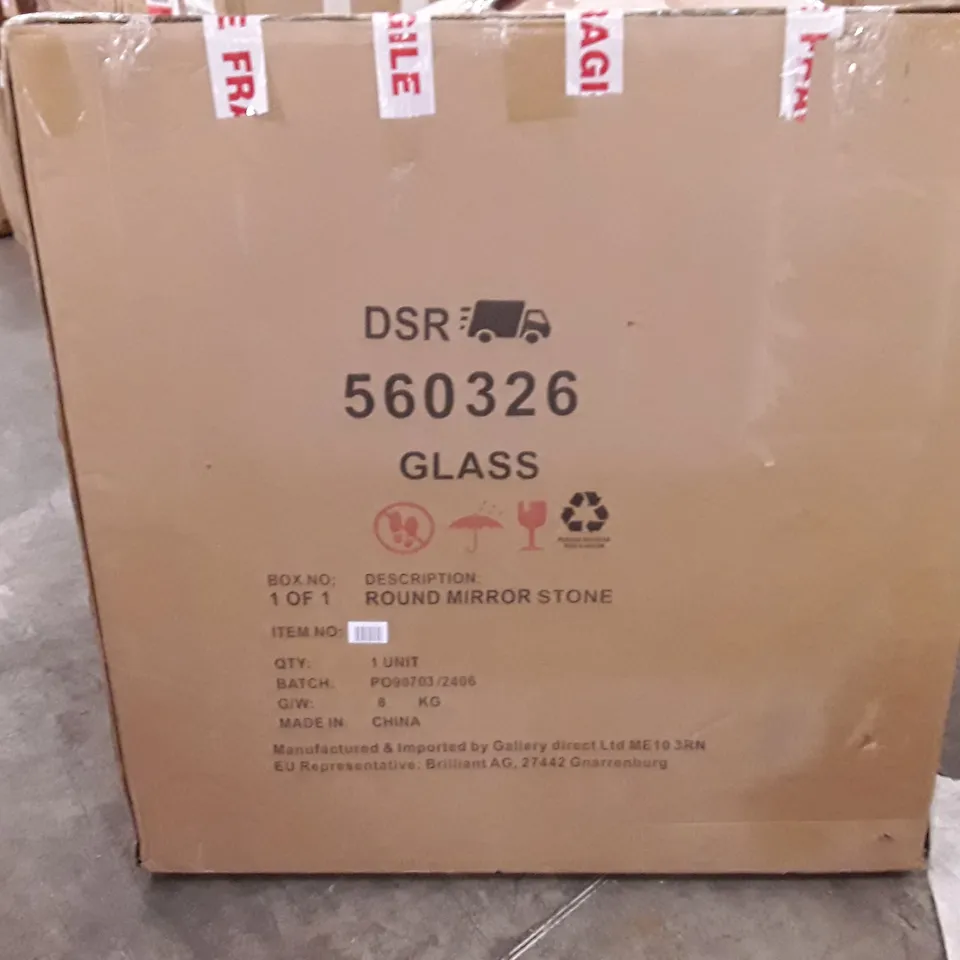 BOXED DEVENS ROUND MIRROR (1 BOX)